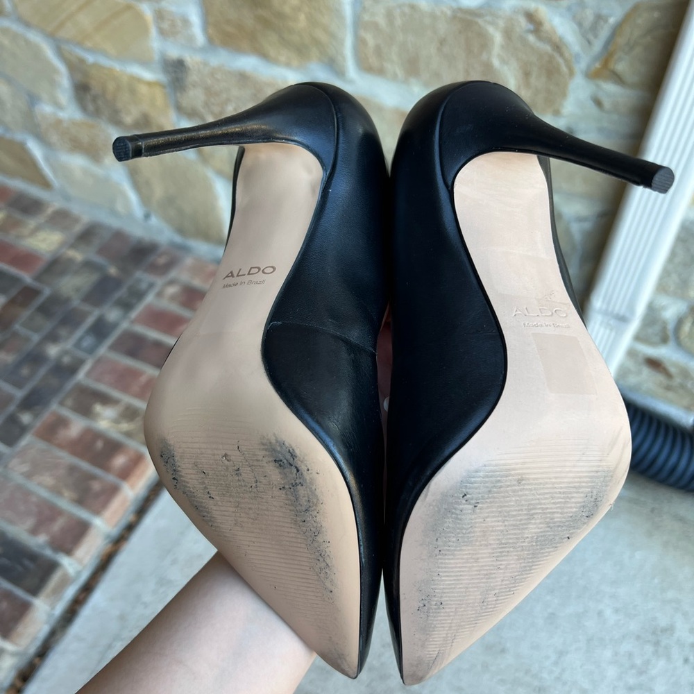 Aldo Black Stiletto Heels - Picture 3 of 7
